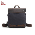 Neuer Design-Laptop-Rucksack-Mann-Leder-Gewohnheits-Rucksack